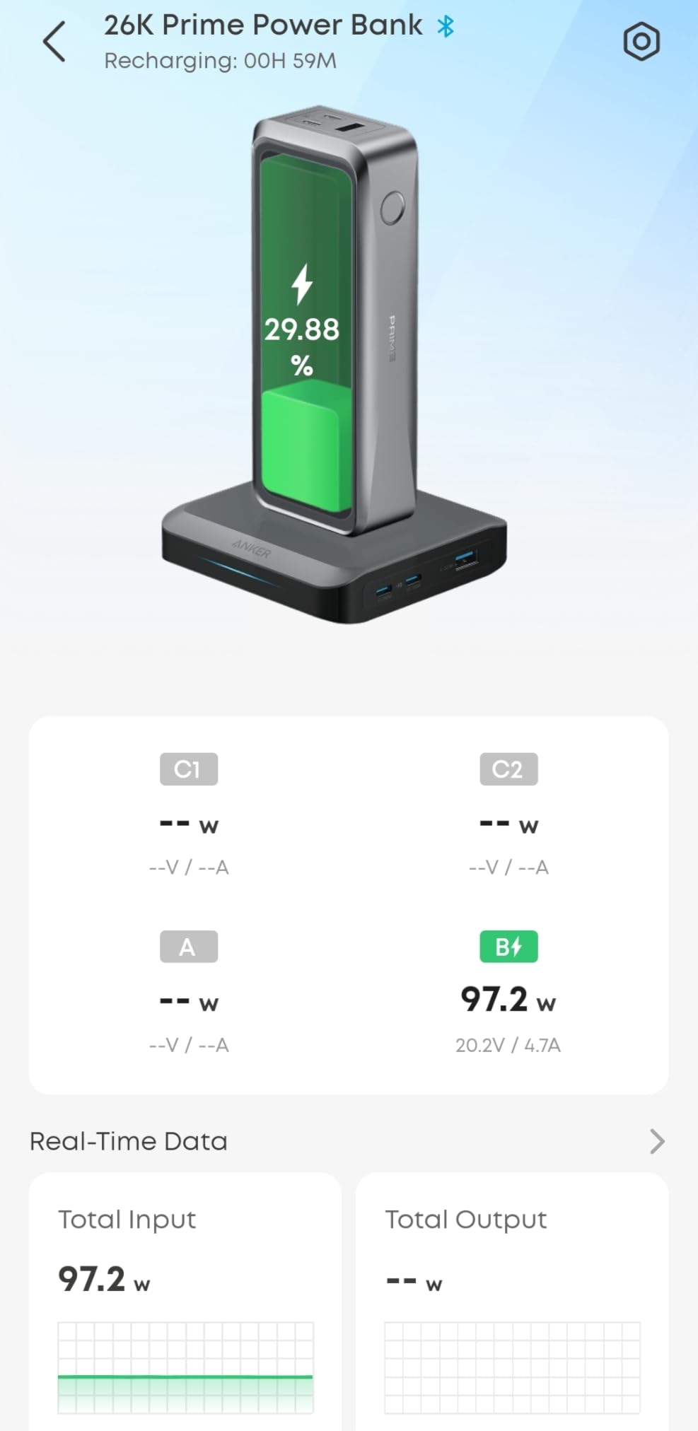 Anker Prime Power Bank, 26,250mAh 3-Port Portable Charger with 300W Max Output, Two-Way Charging, TSA-Approved, App Control, for MacBook, iPhone 17/16 Series, and More (Base Not Included) - Customer Photo 2