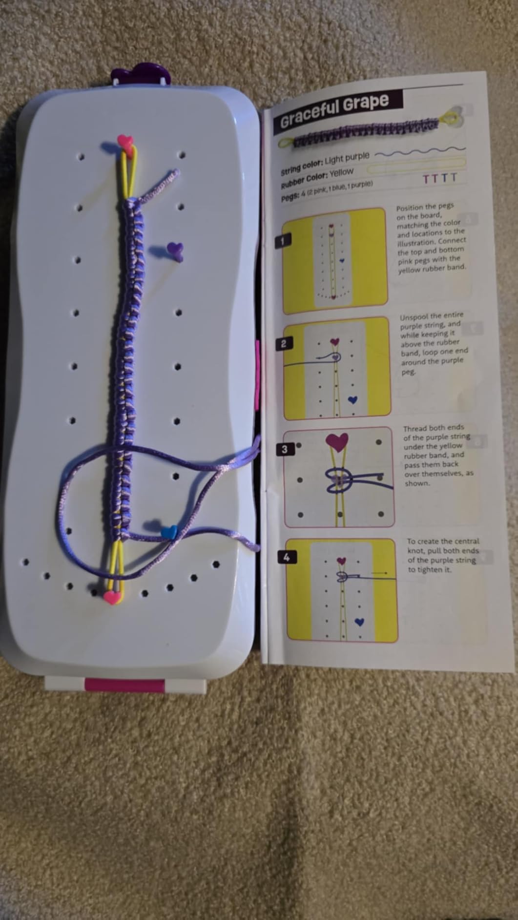 Pretty Me Friendship Bracelet Making Kit for Girls - Crafts for Girl - String Bracelets Maker - Gifts for 8-12 Year Old Kid - Birthday Gift Ideas & Kits Toys Ages 8, 9, 10, 11, 12 - Kids Age 8-12 Olds - Customer Photo 1