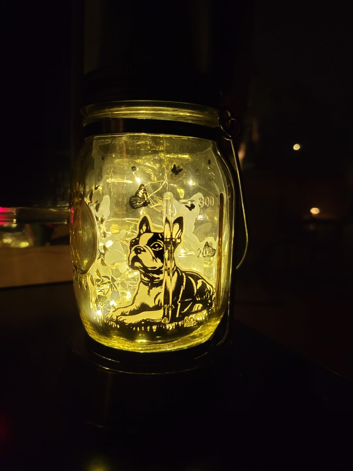 Corgi Gifts for Women/Men Corgi Solar Lanterns Dog Mom Birthday Dog Lovers Lantern Pet Loss Pet Memorial Lights Solar Garden Decoration for Yard, Patio,Backyard,Porch Torches - Customer Photo 2