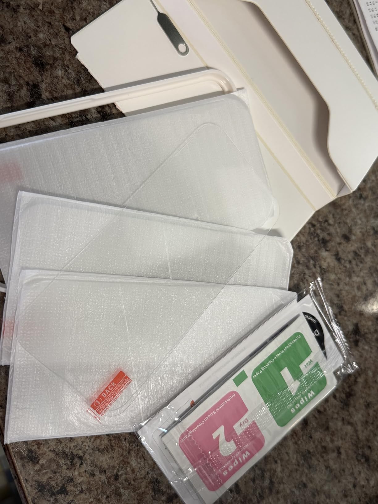 Mkeke 3 Pack Screen Protector for iPhone 16/ iPhone 15 6.1