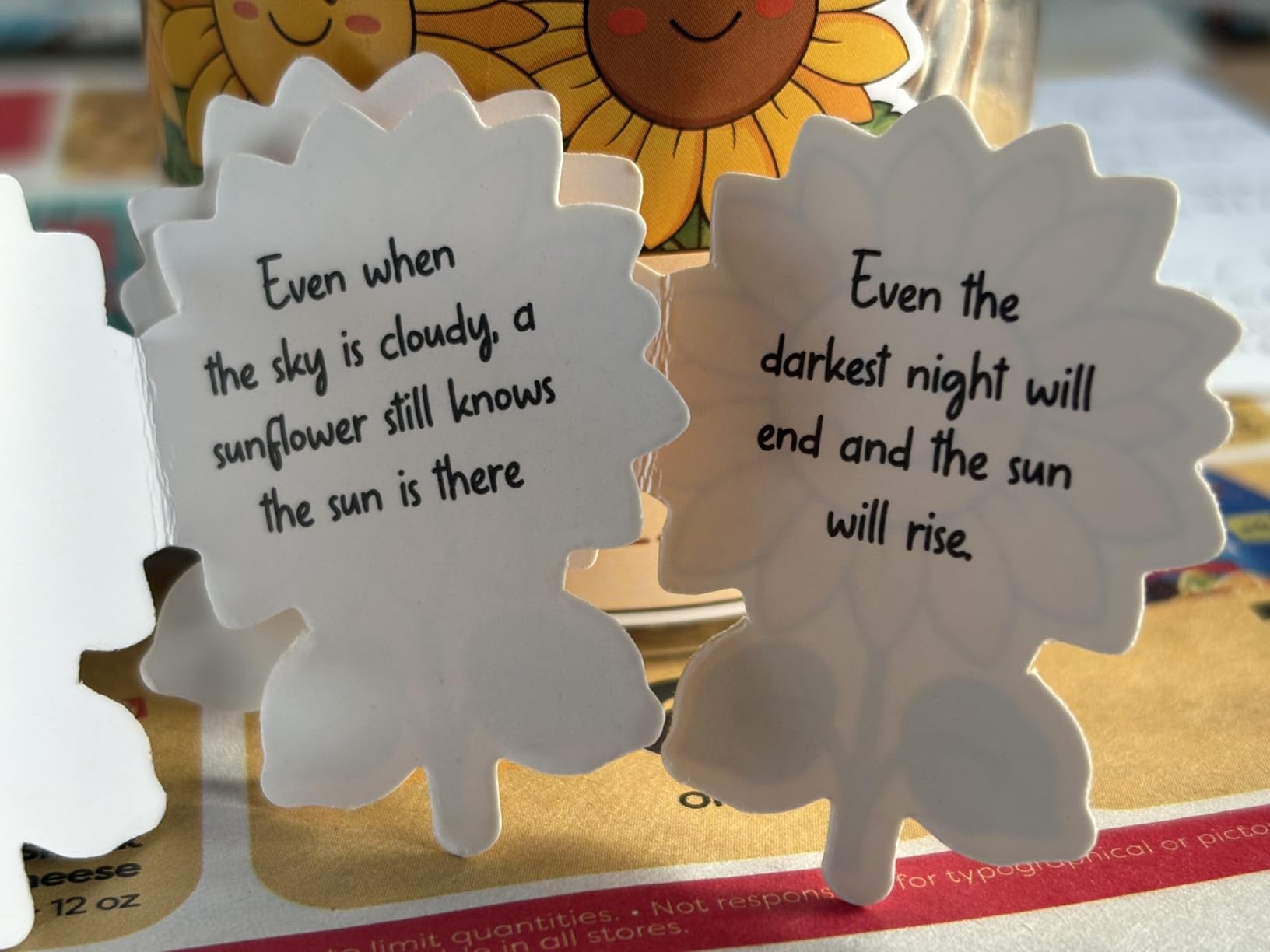 Positive Bee Cards Jar, 60 Emotional Support Affirmation Cards Bee Gifts - Bee Gifts for Women - Bee decor Gift for Bees Lover, Mom - Teacher Christmas Appreciation Gift - Customer Photo 1