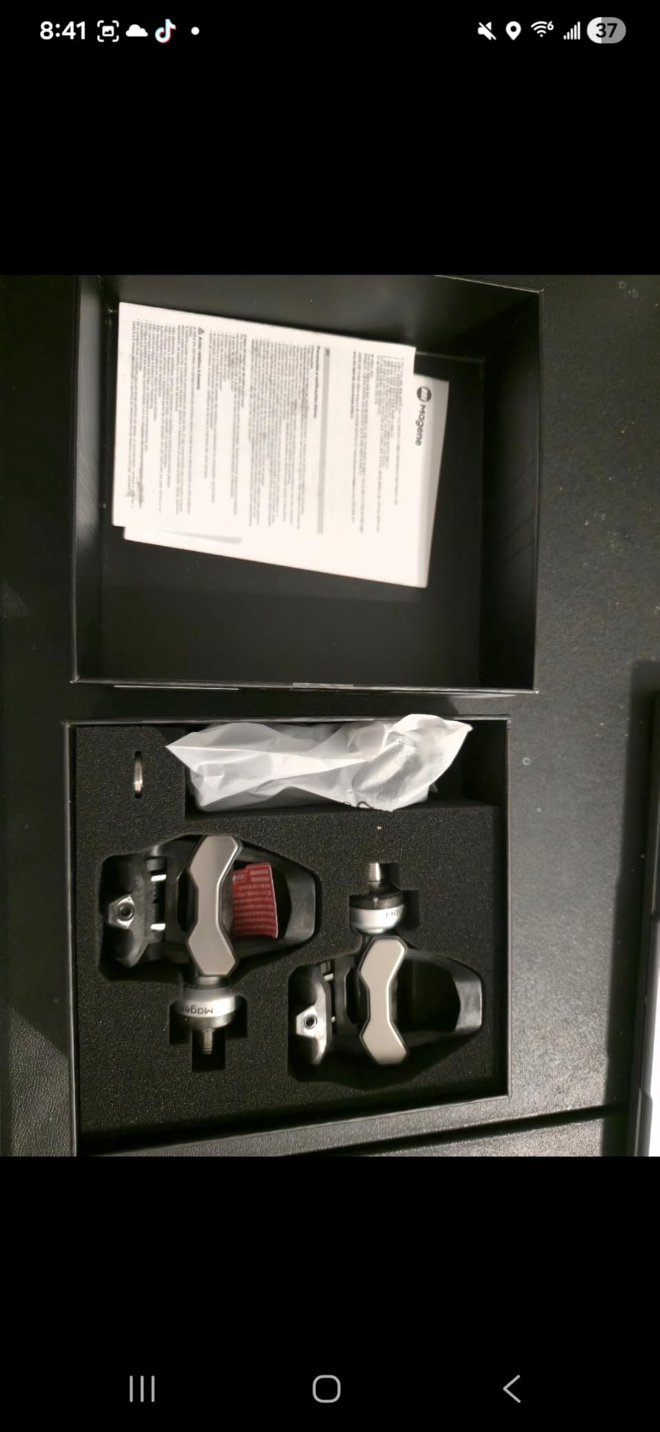 Magene P715 Dual-Sensing Side Power Meter Cycling Pedals, Silver, ±1% Accuracy Bike Power Meter, KEO Compatible, 120h Battery Life, Bluetooth & ANT+, Easy 1min Install - Customer Photo 1