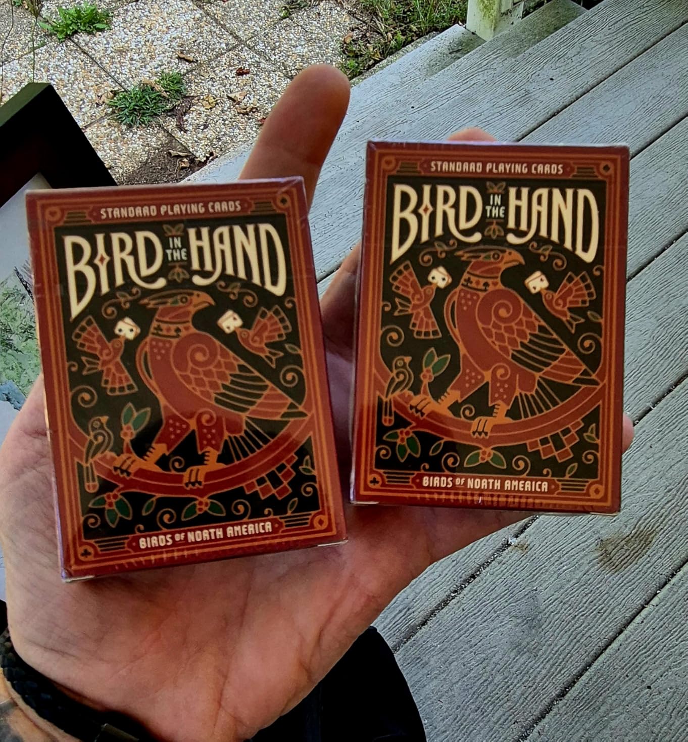 Underdog Games Bird in The Hand Themed Playing Cards | 54 Pieces of Stunning Custom Art | Unique Bird on Every Card in The Deck - Customer Photo 2
