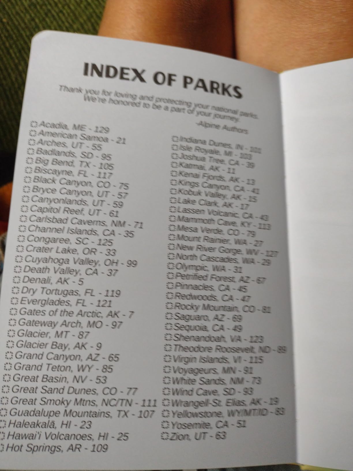 National Park Adventure Journal & Passport Tracker Book – 63-Park Sticker Set, Checklist, & Nature Journal Prompts – Gift for National Park Lovers & Travelers Customer Review National Park Adventure Journal & Passport Tracker Book – 63-Park Sticker Set, Checklist, & Nature Journal Prompts – Gift for National Park Lovers & Travelers - Customer Photo 2