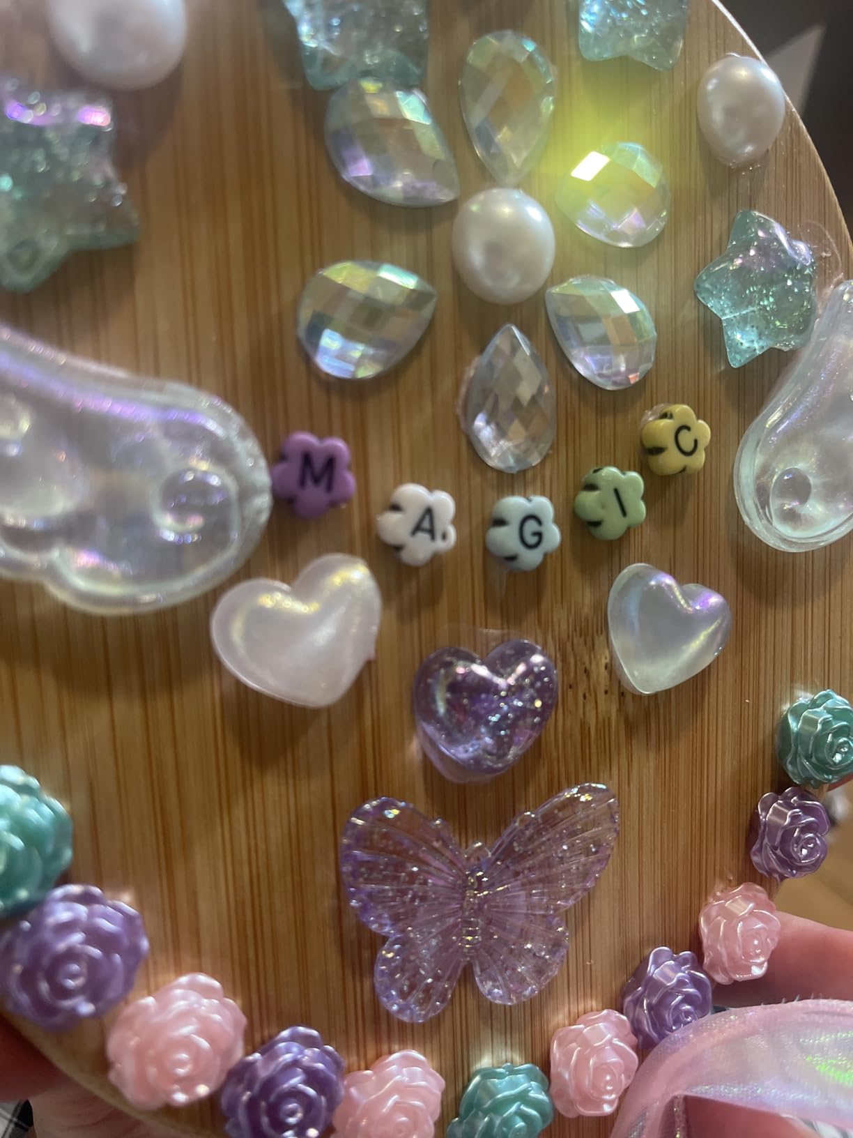 PURPLE LADYBUG Decorate Your Own Wooden Mirror & Brush Set - Customer Photo 2