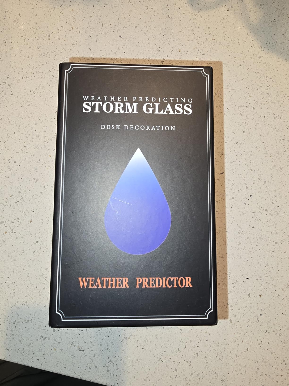 Storm Glass Weather Predictor,Christmas Unique Gifts, Christmas Snow Globe Barometer, Storm Glass Weather Station, Decorative Weather Predictor,Decorative Glass Bottles for Home and Office - Customer Photo 1