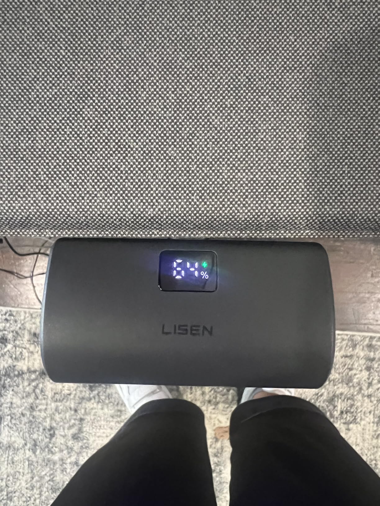 7000mAh LISEN Mini Portable Charger USB C Power Bank for iPhone 17 Pro Max [No Cable Needed, Charge Myself & Other Phones], 22.5W Fast Charging for iPhone 17/16/15,Samsung,Pixel, iPad, AirPods - Customer Photo 3