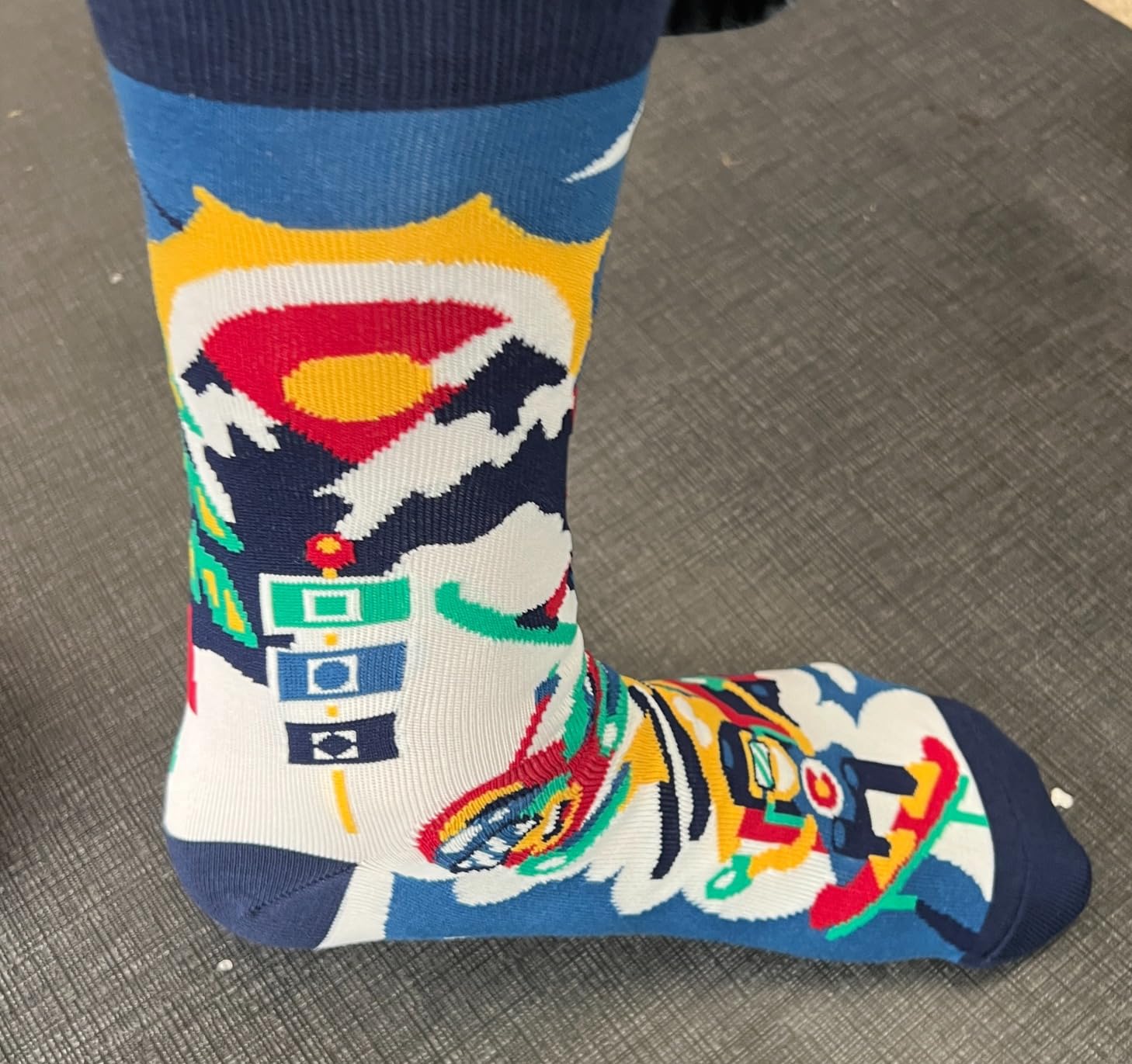 Lavley Ski Socks - Funny socks for skiers and snowboarders - Unisex novelty gift - Customer Photo 1