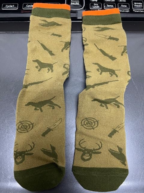 Lavley Fishing and Hunting Socks - Gag gift for hunters and fishermen - Great for Christmas, Father's Day or birthdays Customer Review Lavley Fishing and Hunting Socks - Gag gift for hunters and fishermen - Great for Christmas, Father's Day or birthdays - Customer Photo 2