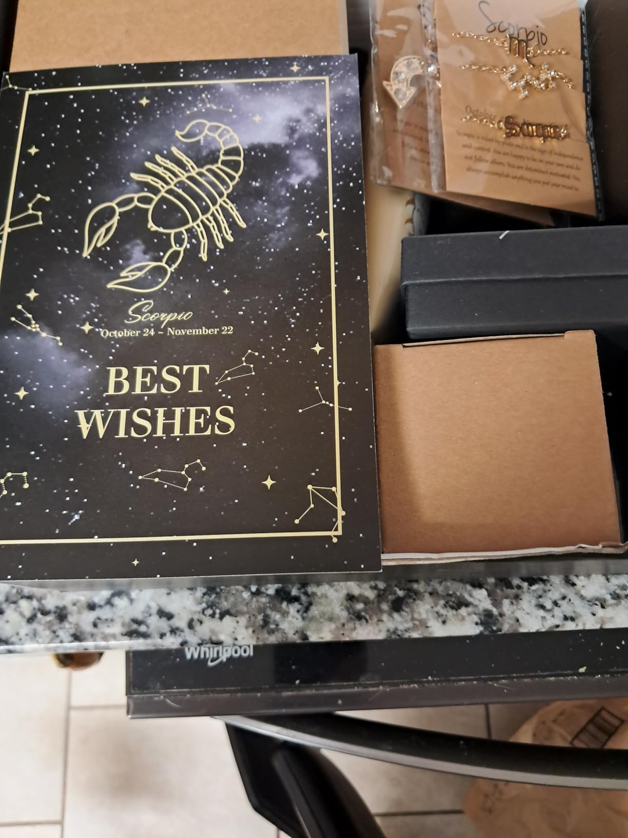 14PCS Sagittarius Birthday Christmas Gifts for Women, Sagittarius Astrology Gifts for Women Bakets, 12 Zodiac Gift for Woman Friends Female, Sag Astrological 16 oz Glass Cups Candles with Gift Set Box Customer Review 14PCS Sagittarius Birthday Christmas Gifts for Women, Sagittarius Astrology Gifts for Women Bakets, 12 Zodiac Gift for Woman Friends Female, Sag Astrological 16 oz Glass Cups Candles with Gift Set Box - Customer Photo 2