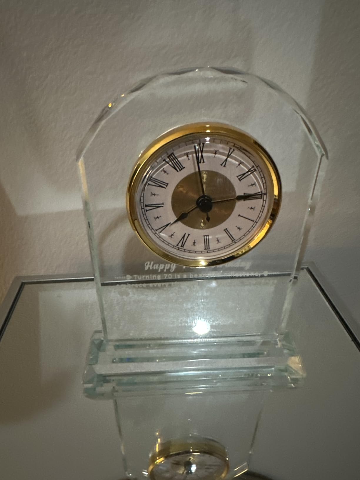 80th Birthday Gifts for Women, 80 Year Old Birthday Decorations Clock Gifts for Her, Meaningful Turining 80 Bday Gifts Idea for Women, Men, Friends, Mom, Dad, Sister - Customer Photo 1