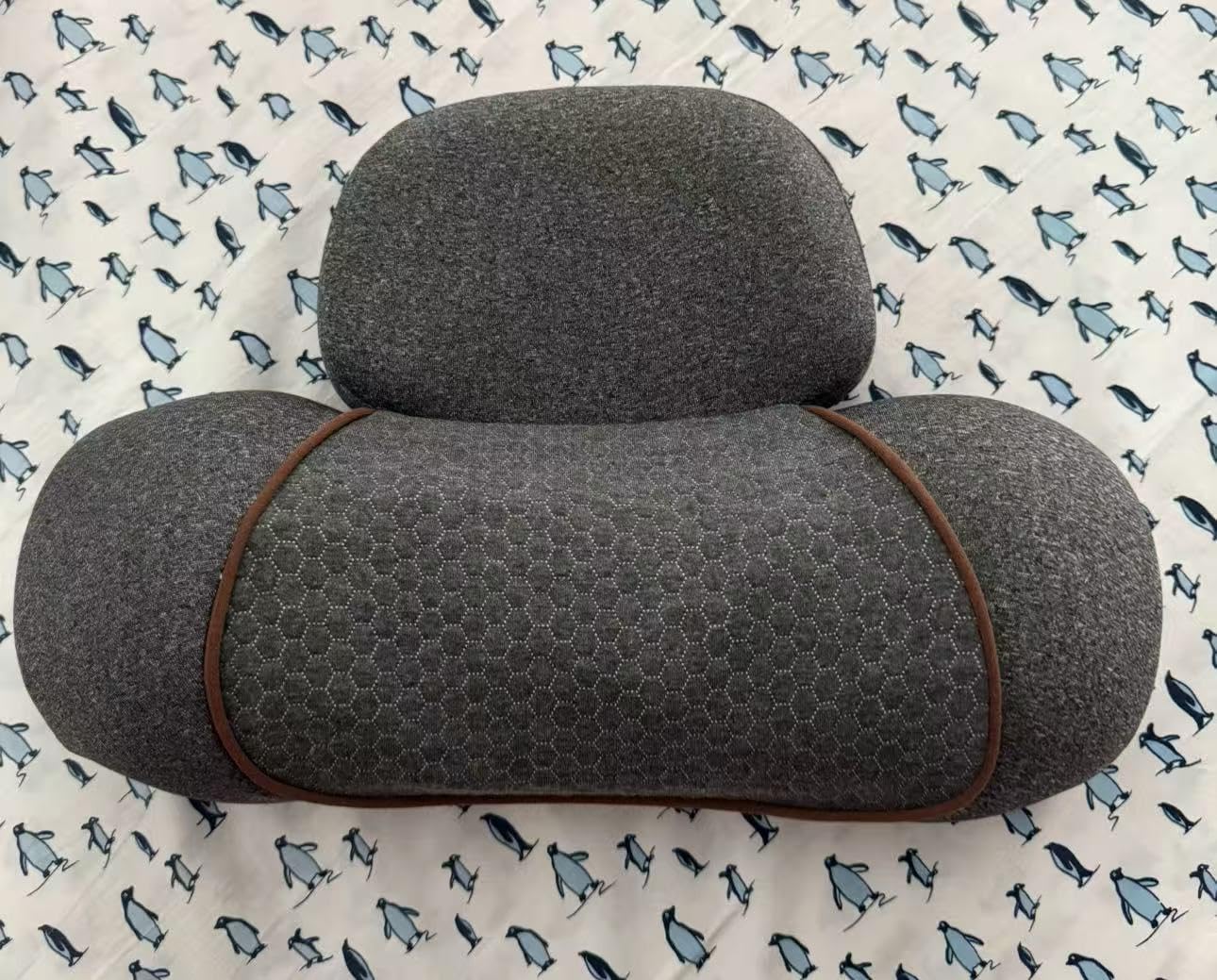 3-in-1 Rechargeable Neck Massager Pillow - Pillow Massage Neck Hump for Shoulder Pain, Deep Tissue Pain Relief, with Heating and Traction Function, Hump Corrector for Women - Customer Photo 1