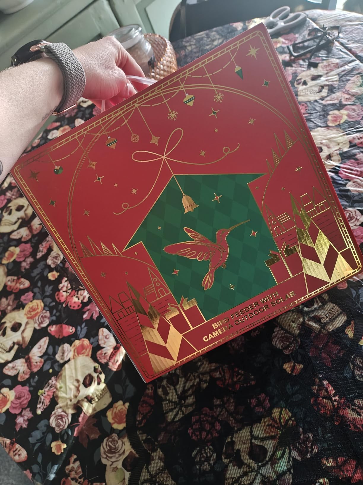 Smart Bird Feeder with Camera Outdoor: 2K Wild Bird Watching Video Cam - Unique Gifts for Nature Lover - Birds House Window at Garden IP66 Solar Charged & Squirrel-Proof Alarm Customer Review Smart Bird Feeder with Camera Outdoor: 2K Wild Bird Watching Video Cam - Unique Gifts for Nature Lover - Birds House Window at Garden IP66 Solar Charged & Squirrel-Proof Alarm - Customer Photo 1