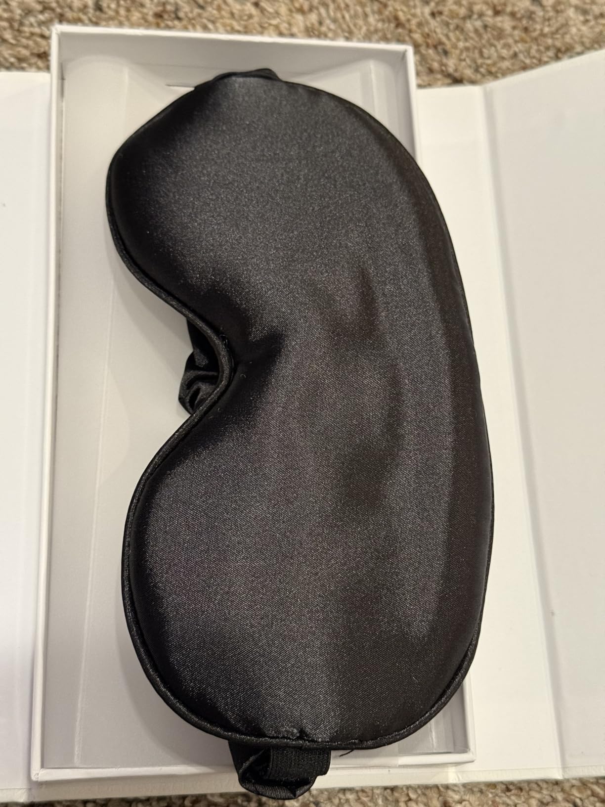 100% Mulberry Silk Pillowcase 22 Momme (SGS Certified) with Free Silk Eye Mask - Luxury Gift-Ready Folded Packaging, Cooling Pillow Cover for Hair & Skin Care (Ash Blue, Standard (1 Pack)) - Customer Photo 2