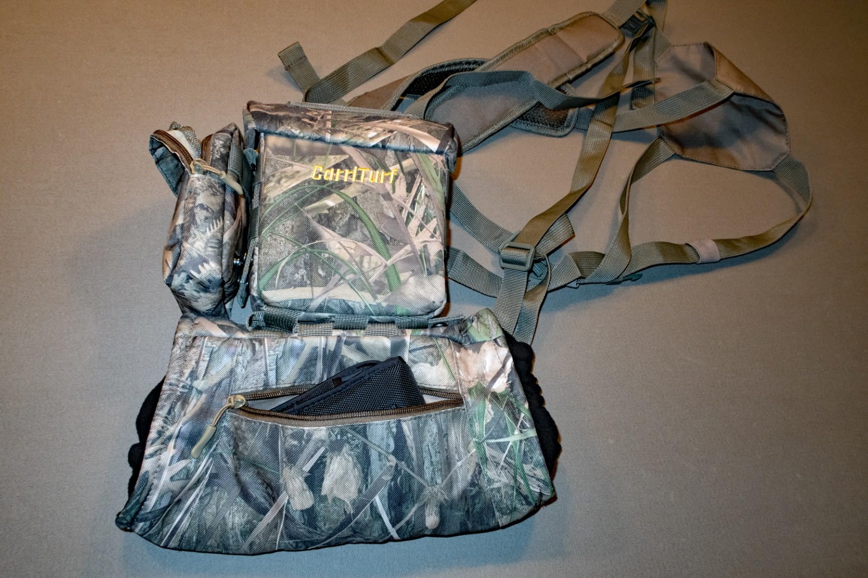 Waterproof Binoculars Harness with Rangefinder Pouch - Silent Material, Magnetic Closure, Hand Warmer Pockets for Hunting, Hiking & Giftable Outdoor Gear - Customer Photo 2