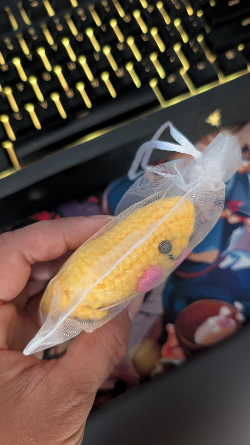 Soobeeke Emotional Support Crochet Yellow Star with Affirmation Card – Long Distance Relationship Gifts & Friendship Keepsake – Farewell, Graduation, Christmas & Birthday Gift for Loved Ones - Customer Photo 1