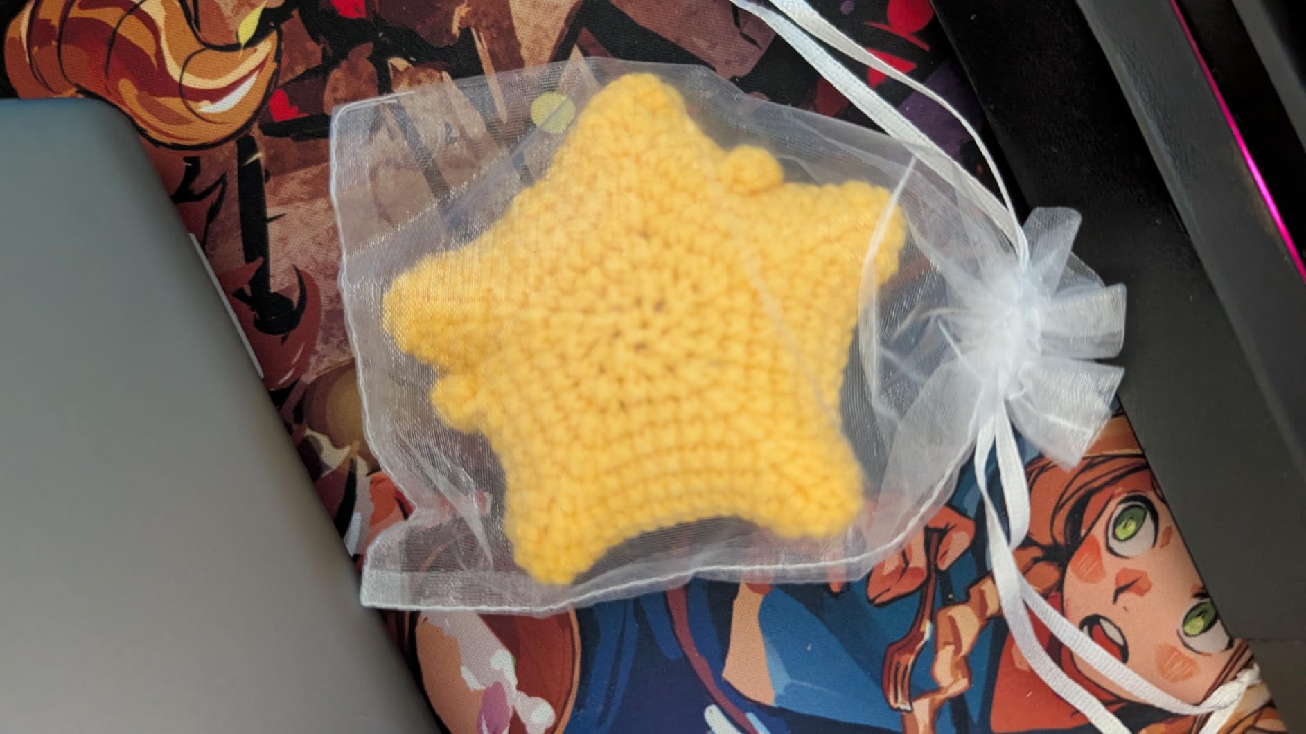 Soobeeke Emotional Support Crochet Yellow Star with Affirmation Card – Long Distance Relationship Gifts & Friendship Keepsake – Farewell, Graduation, Christmas & Birthday Gift for Loved Ones - Customer Photo 2