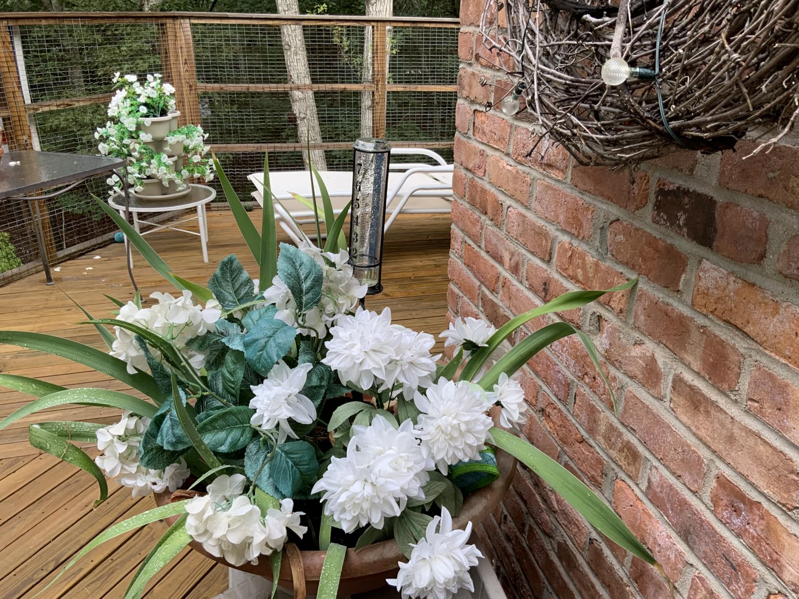 Weather Station with Rain Gauge Outdoor, Home Weather Stations Wireless Indoor Outdoor with Digital Rain Gauges, Thermometer, Barometer, Hygrometer, Atomic Clock, Weather Forecast and Alerts - Customer Photo 2