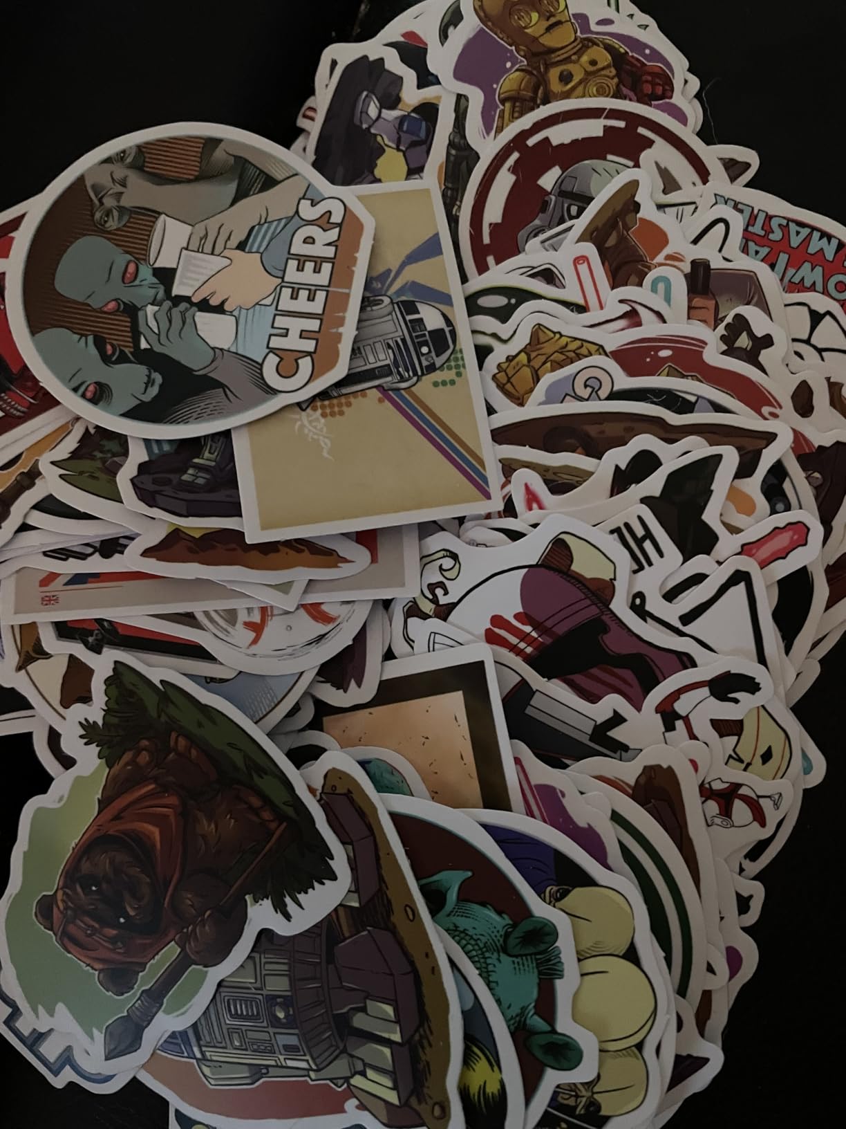 100Pcs Cool Character Bob's Burgers Stickers for Water Bottles Skateboard Luggage Laptop Bumper Waterproof Vinyl Stickers Bulk for Boys Teens Adults (Bob's Burgers) - Customer Photo 0