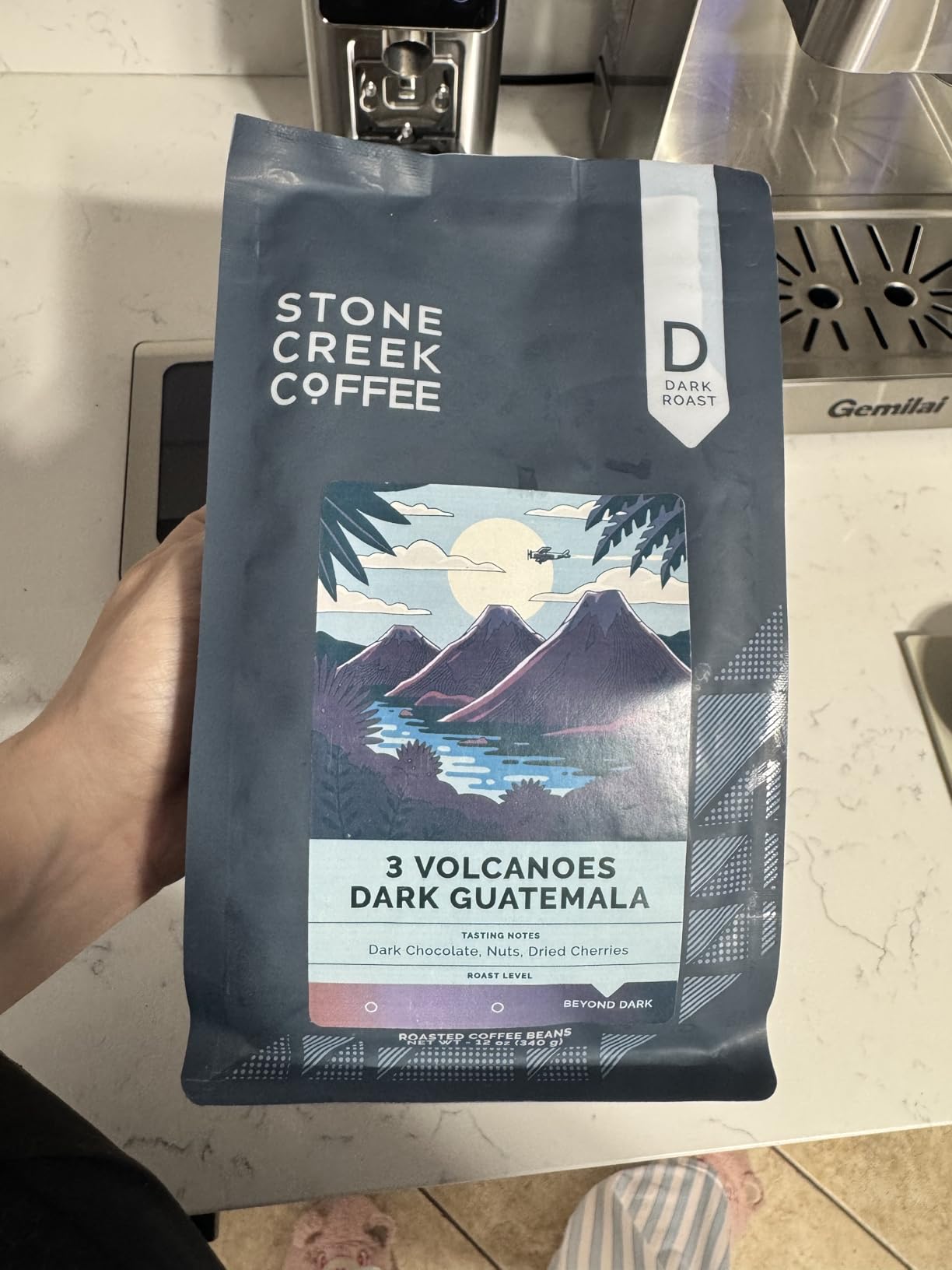 Stone Creek Coffee Twinkling Twilight Box Dark, Medium, and Light Roast (8 Oz, Pack of 3) – Whole Bean Coffee Sampler, Holiday Limited-Edition Gift Set, Juicy, Balanced and Bold Roasted Coffee Beans - Customer Photo 1