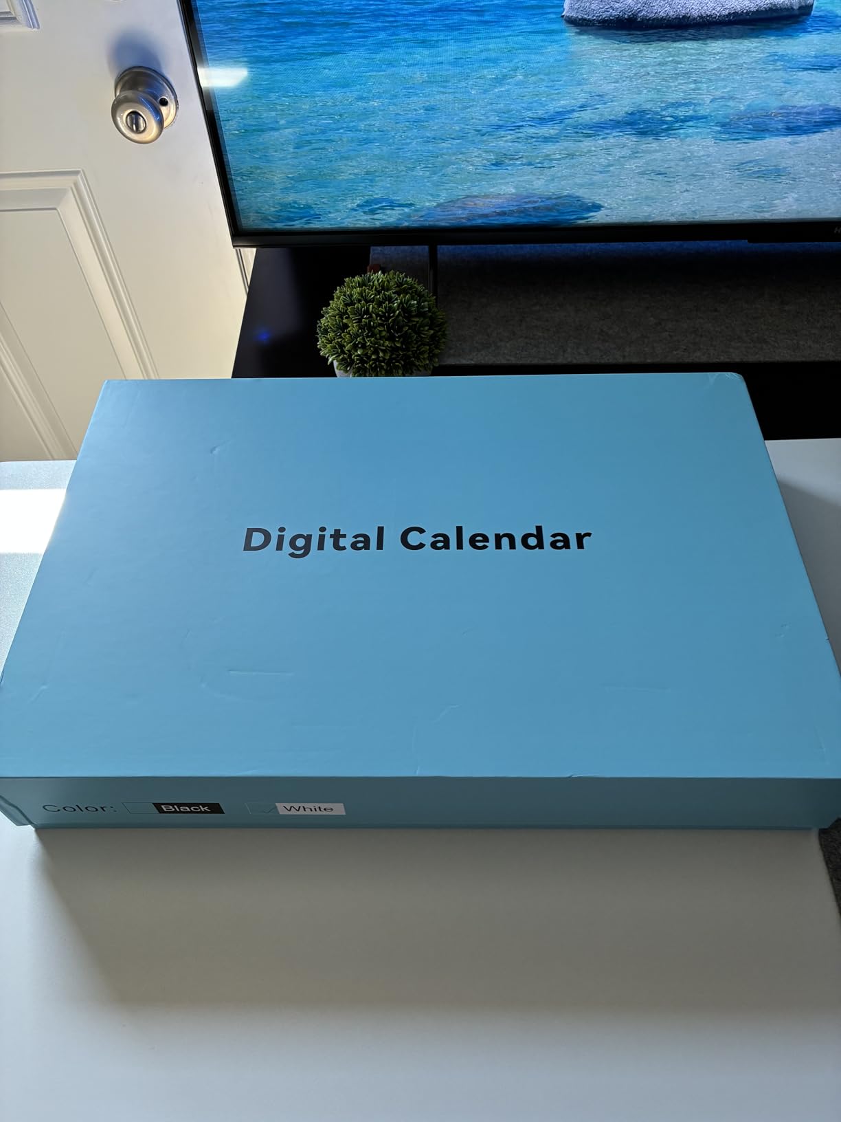 Canupdog 21.5 Inch Digital Calendar, Electronic Planner & Chore Chart, Task Rewards System, Family Photo Display, Syncs with Online Calendars, Interactive Display for Family Schedules, Christmas Gifts for Women Mom - Customer Photo 1