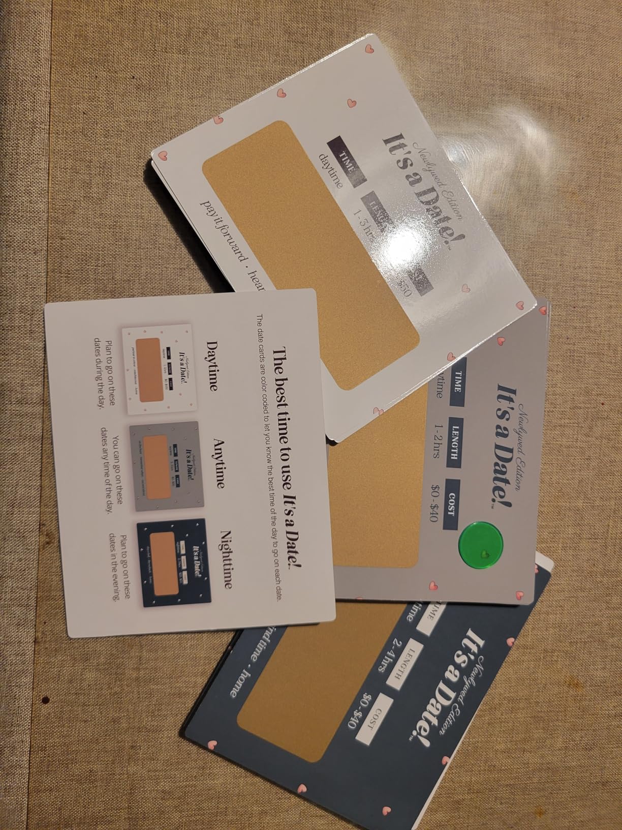 It's a Date! Newlywed Edition for Couples, The Ultimate Gift for Weddings, Bridal Showers, Engagements, and Bachelorette Parties - Customer Photo 1