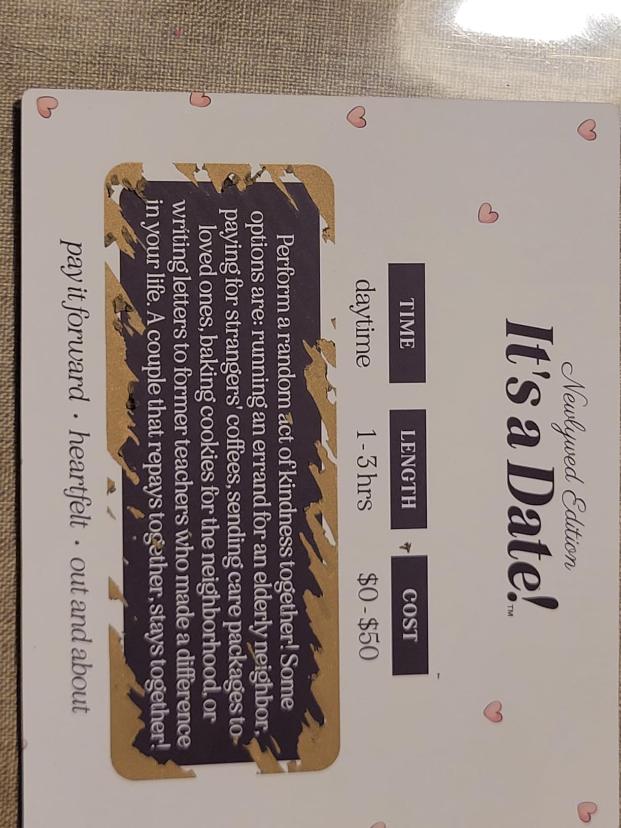 It's a Date! Newlywed Edition for Couples, The Ultimate Gift for Weddings, Bridal Showers, Engagements, and Bachelorette Parties - Customer Photo 2