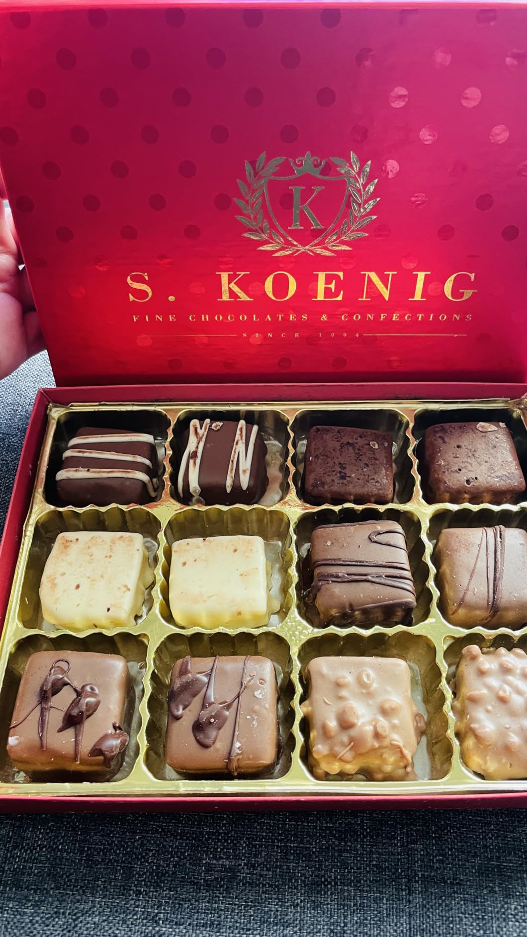 Luxury Milk Chocolate Truffles Gift Box – 12 Piece Assorted Belgian-Style Holiday Chocolates – Gourmet Candy for Christmas Gifts, Stocking Stuffers, Birthdays, Anniversaries & Dessert Platters Customer Review Luxury Milk Chocolate Truffles Gift Box – 12 Piece Assorted Belgian-Style Holiday Chocolates – Gourmet Candy for Christmas Gifts, Stocking Stuffers, Birthdays, Anniversaries & Dessert Platters - Customer Photo 1