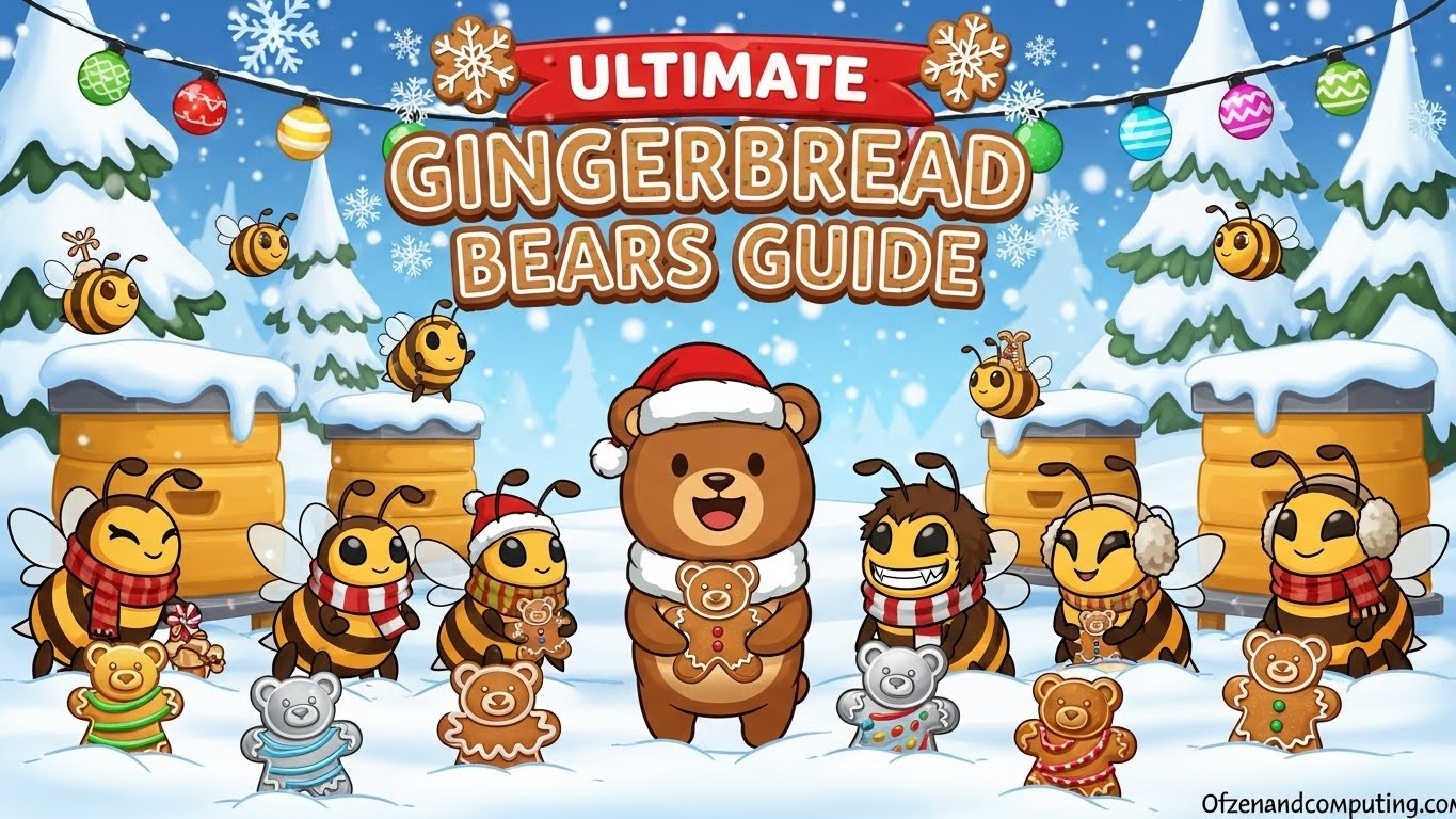 Bee Swarm Simulator Gingerbread Bears Guide