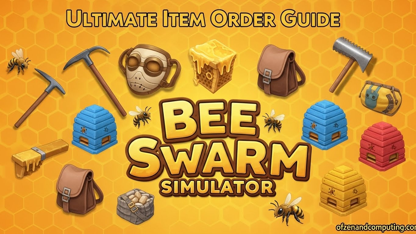 Bee Swarm Simulator Item Order Guide
