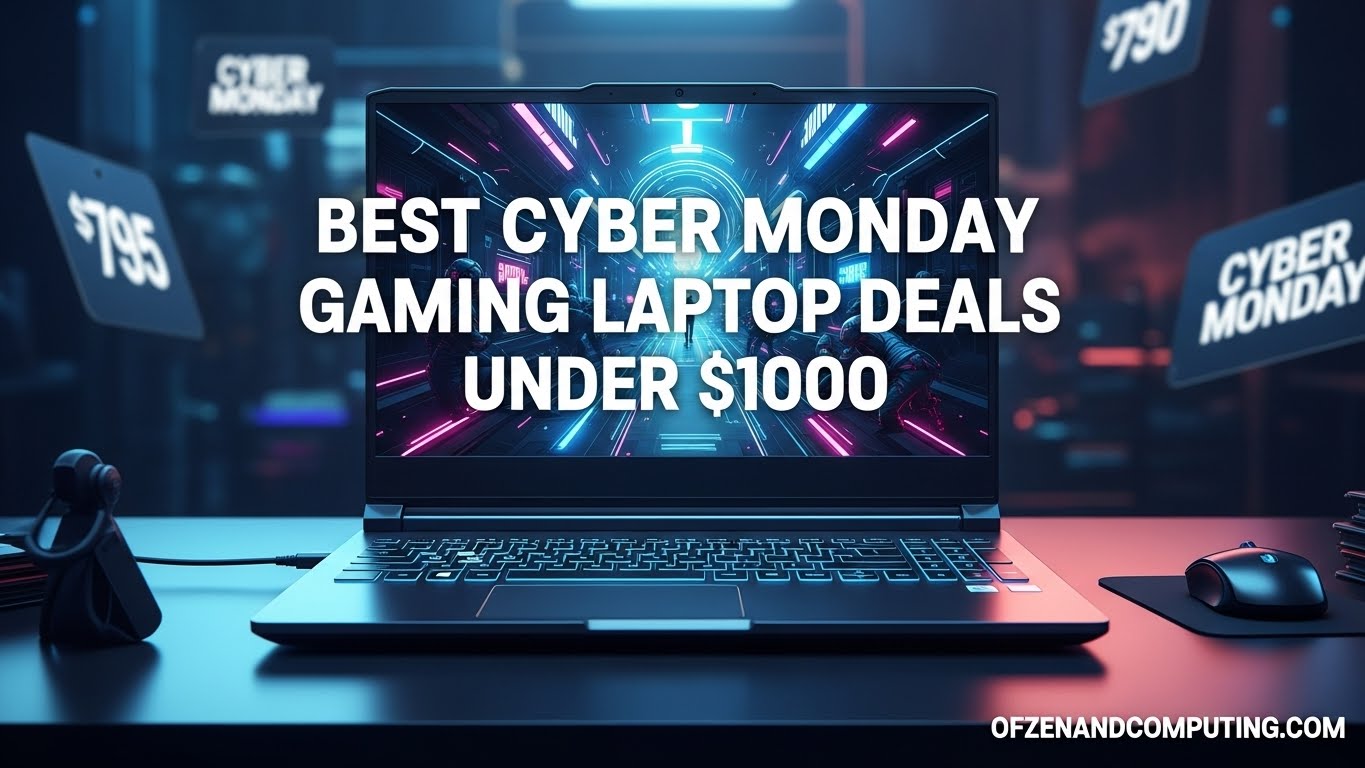 Best Cyber Monday Gaming Laptop Deals Under $1000