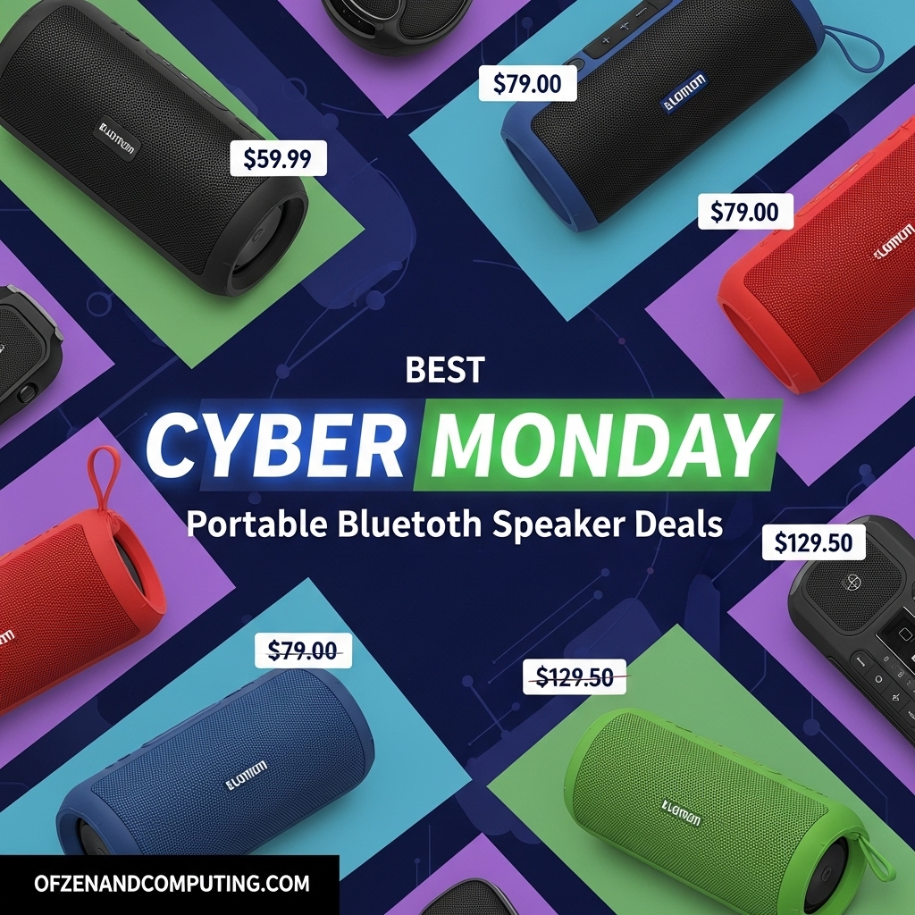 Best Cyber Monday Portable Bluetooth Speaker Deals