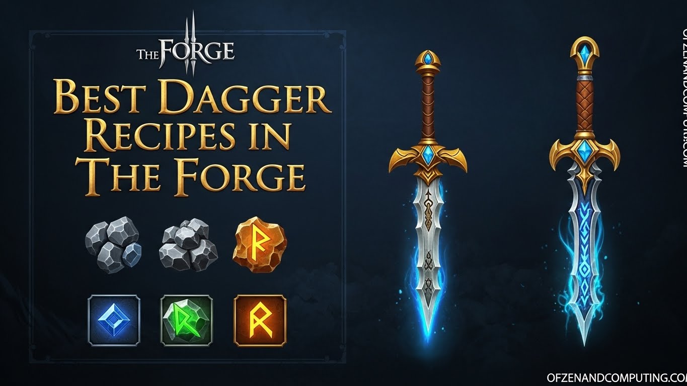 Best Dagger Recipes in The Forge
