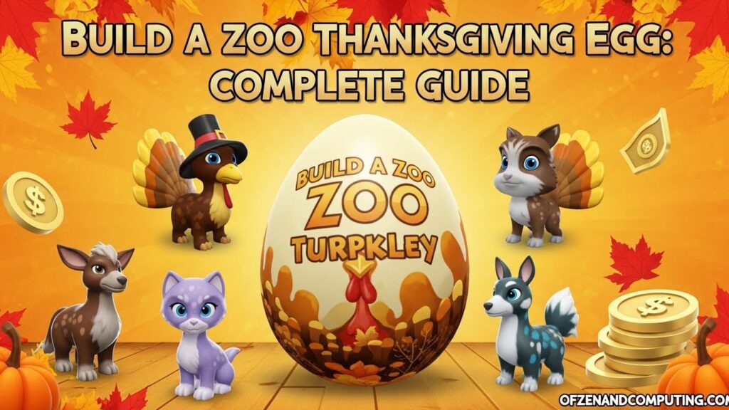 Build a Zoo Thanksgiving Egg (March 2026) All Pets, Multipliers & More