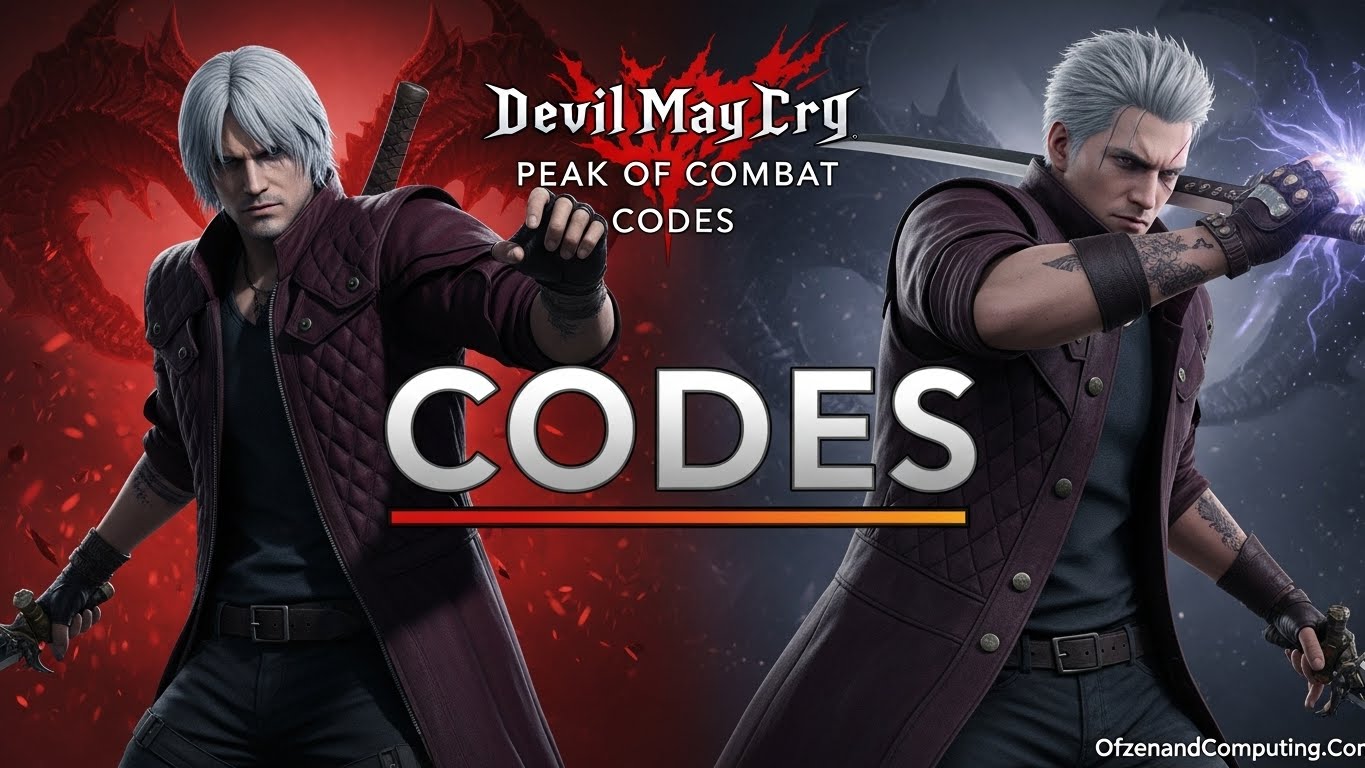 Devil May Cry Peak of Combat Codes
