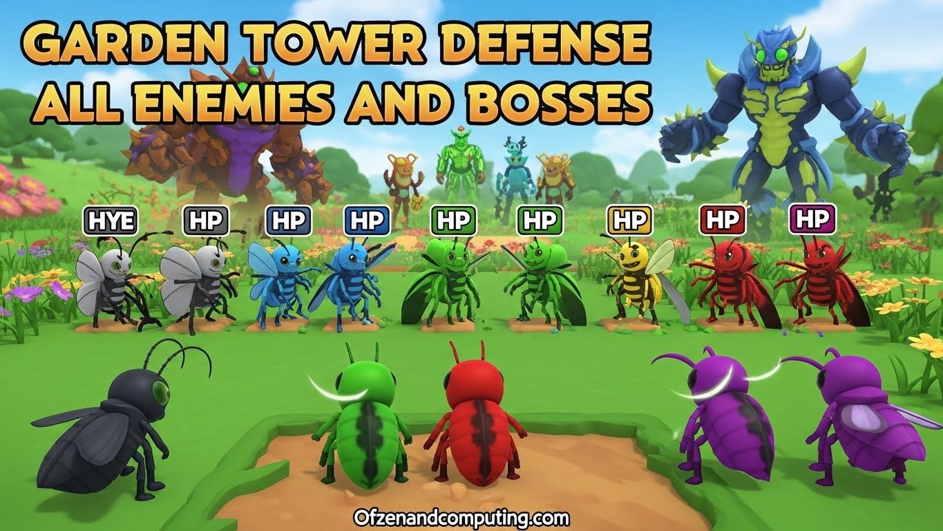 Garden Tower Defense All Enemies Guide