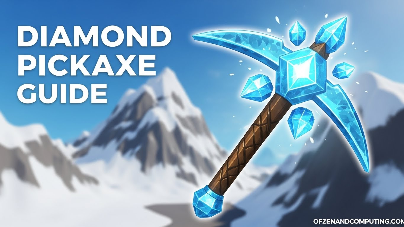 Get Diamond Pickaxe In The Forge