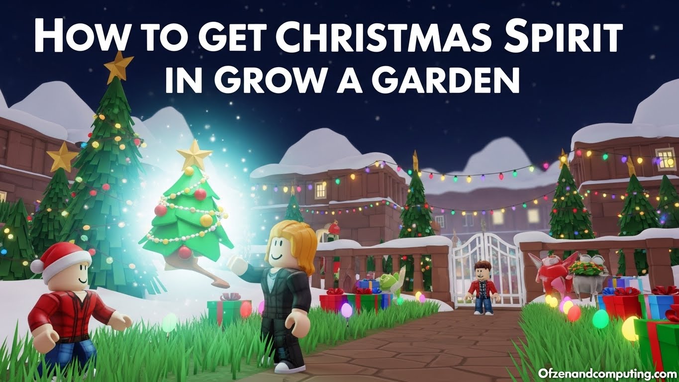 How To Get the Christmas Spirit in Grow a Garden