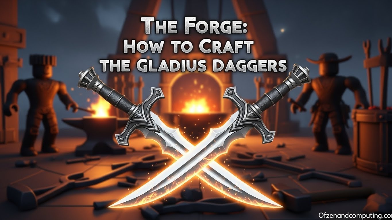 How to Craft Gladius Daggers in The Forge