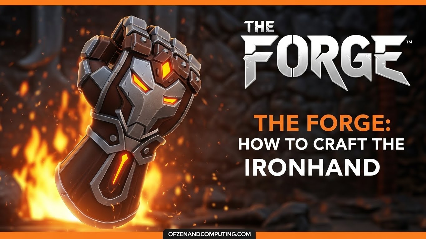 How to Craft Ironhand in The Forge