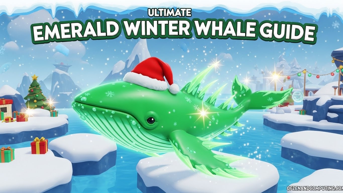 How to Get Emerald Winter Whale Fish It Roblox
