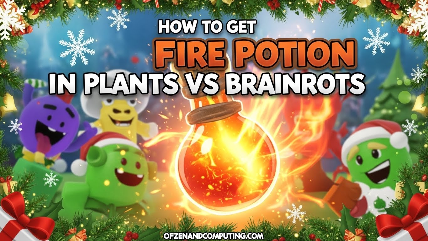 How to Get Fire Potion Plants Vs Brainrots Christmas