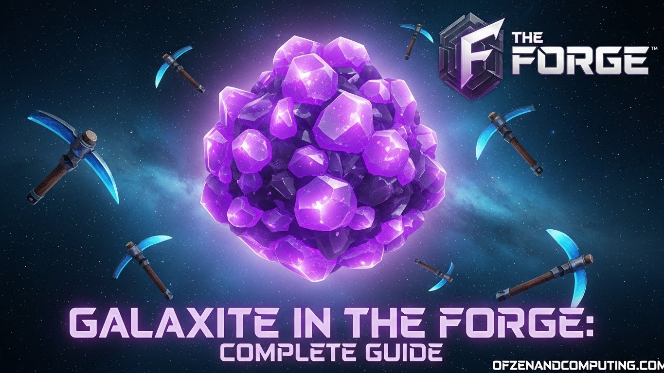 How to Get Galaxite in The Forge