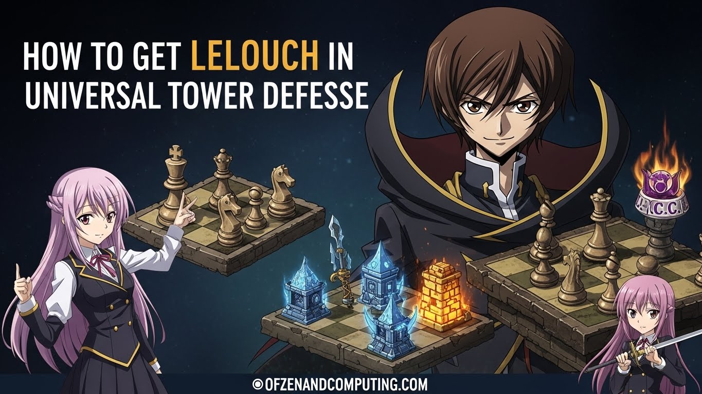 How to Get Lelouch in Universal Tower Defense