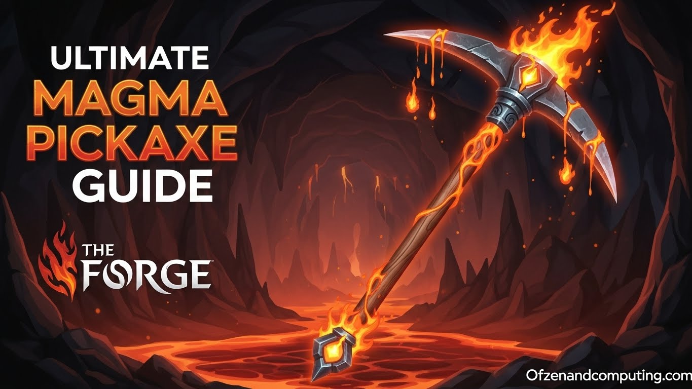 How to Get the Magma Pickaxe in The Forge