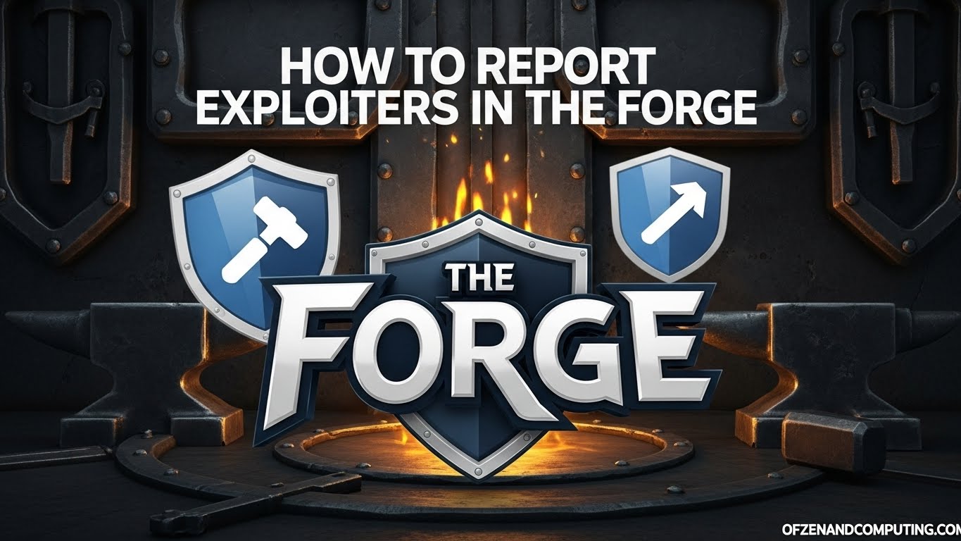 How to Report Exploiters in The Forge