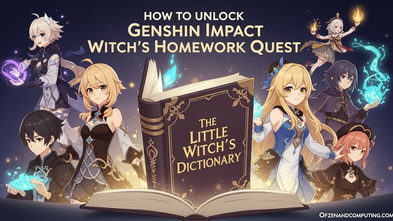 How to Unlock Genshin Witch's Homework Quest