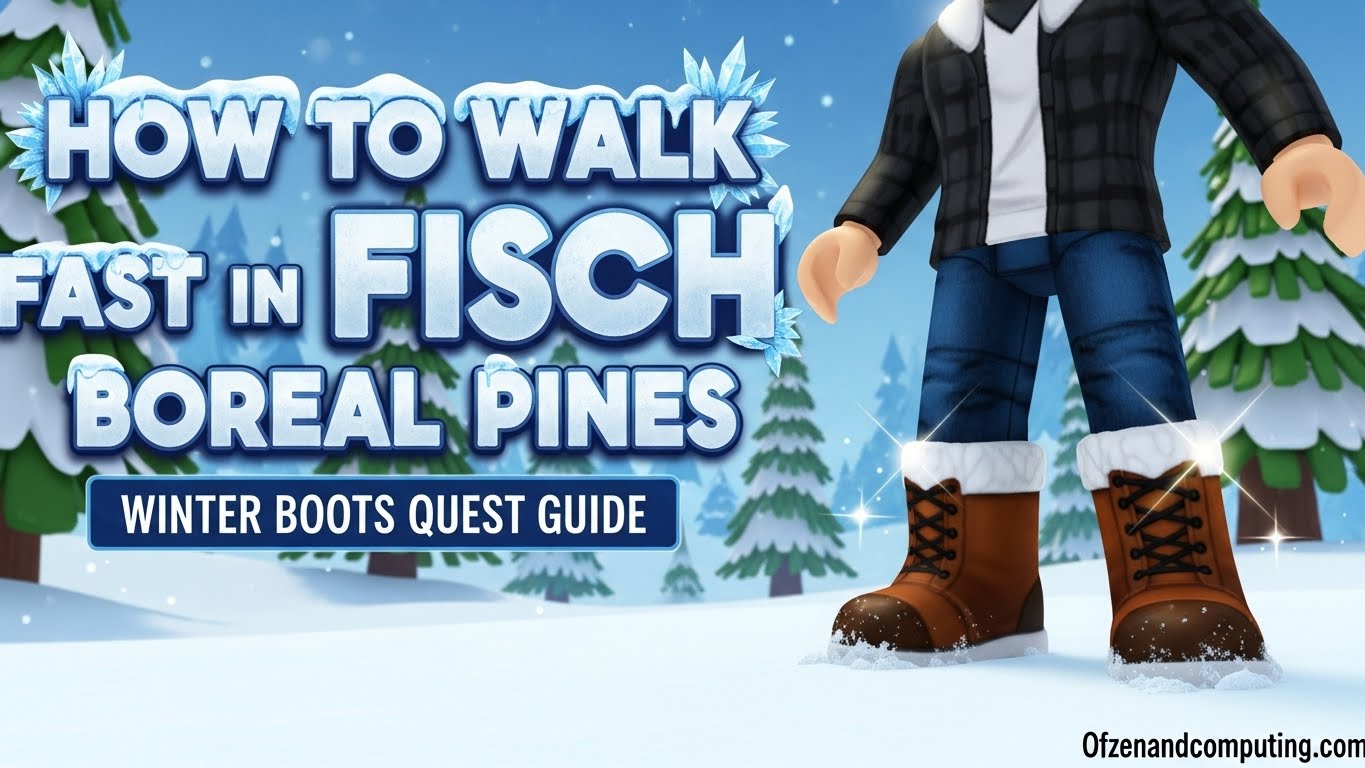 How to Walk Fast in Fisch Boreal Pines