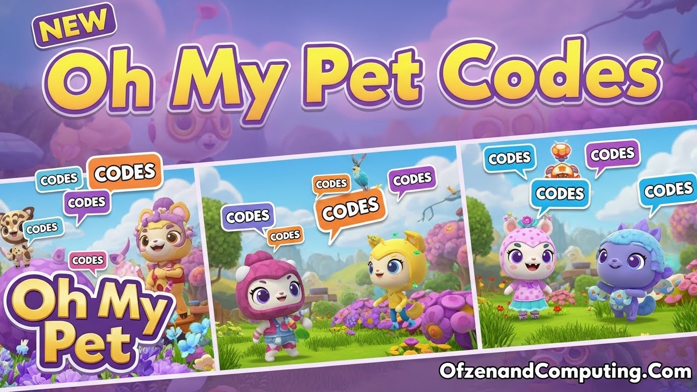 Oh My Pet Code