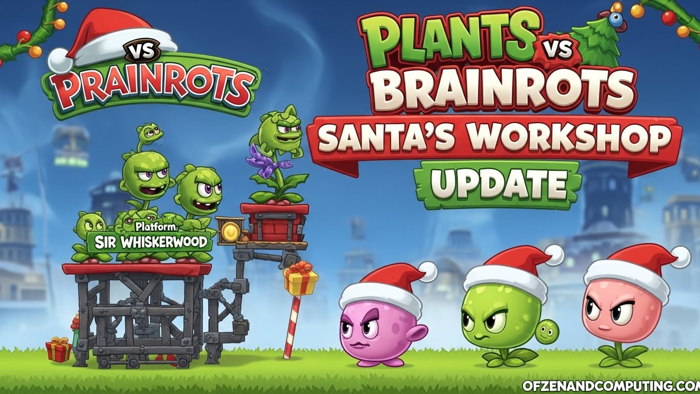 Plants vs Brainrots Santa's Workshop Update